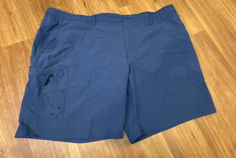 Realtree Fishing Cargo Shorts Size 3XL Blue Performance Stretch Outdoor